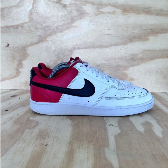 Nike Other - Nike - Court Vision Low Lifestyle - Sneakers -White/Red -Men's - 11 - DH0651-100